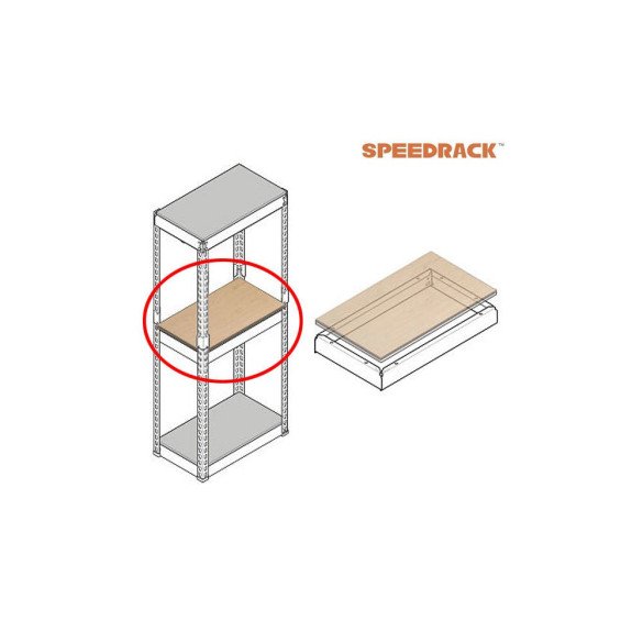스피드랙 1단추가 (합판1장+프레임4개) 